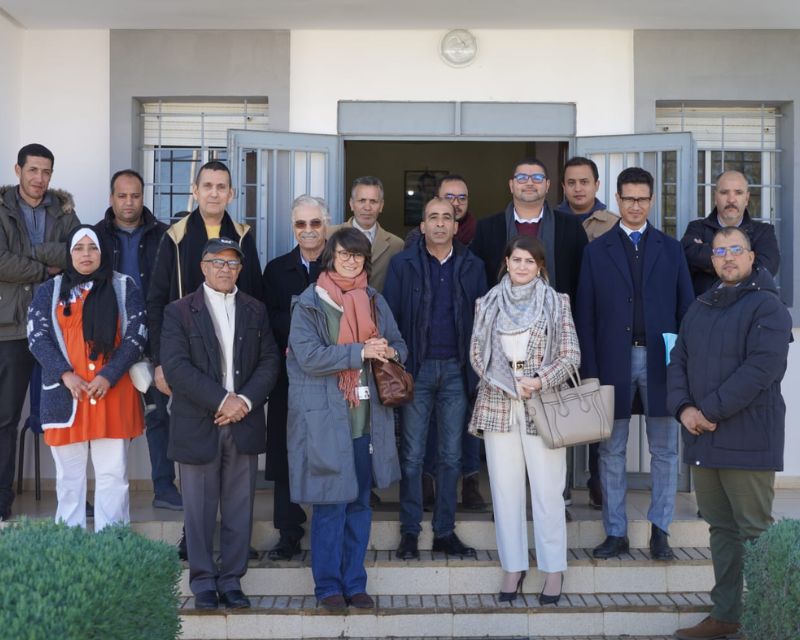 Visite des membres de la Sté JESA